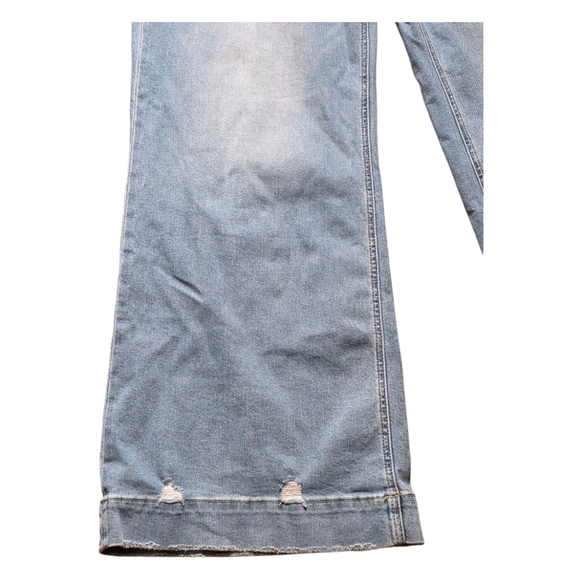 Lovervet by Vervet Adrian High Rise Wide Leg Light Wash Jeans NWT 24W - Picture 3 of 11